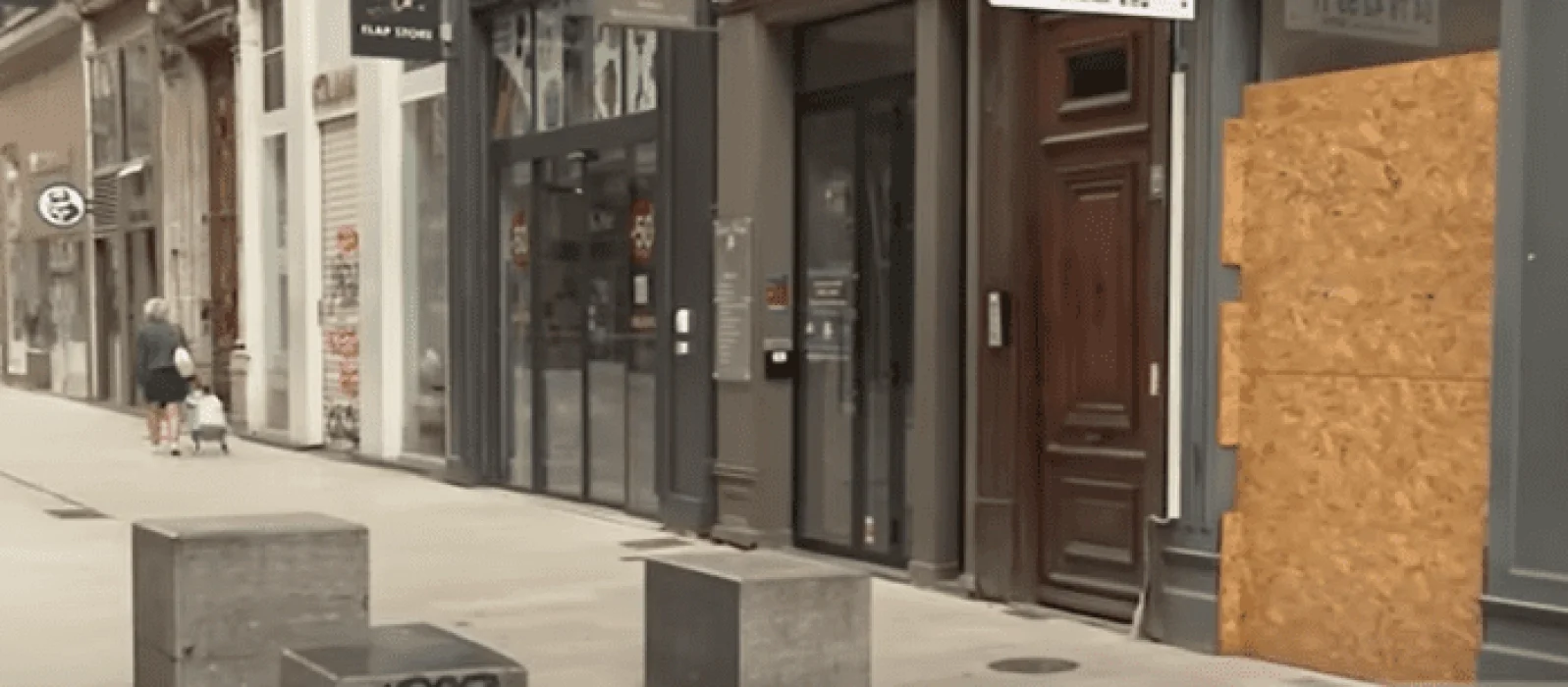 Fermeture provisoire après un acte de vandalisme