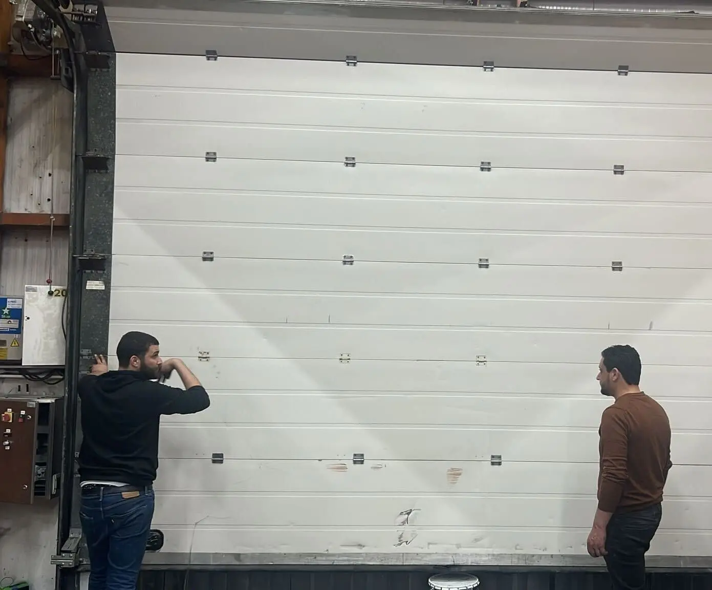 réparation porte sectionnelle à Franconville