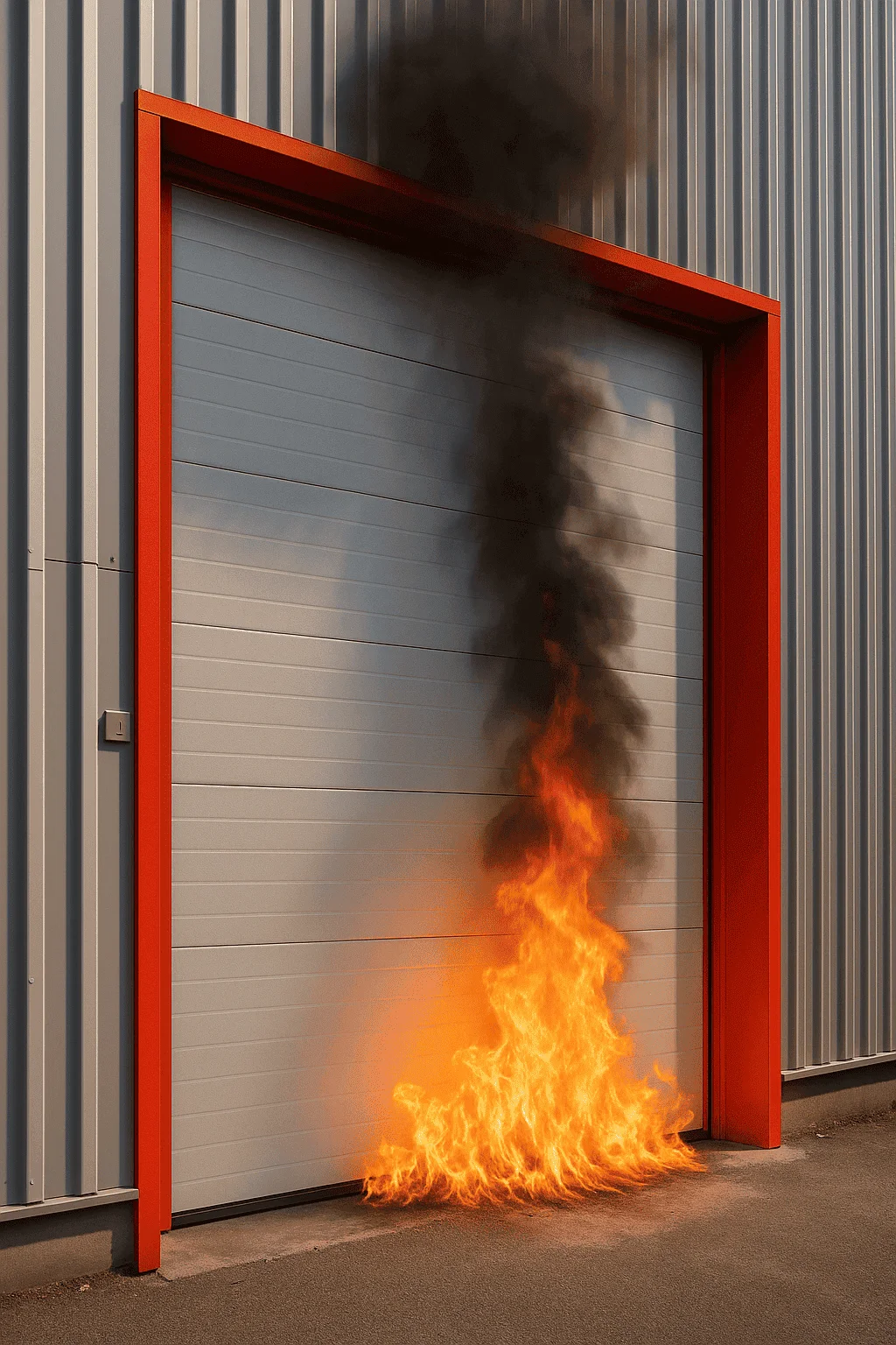 portes sectionnelles coupe-feu