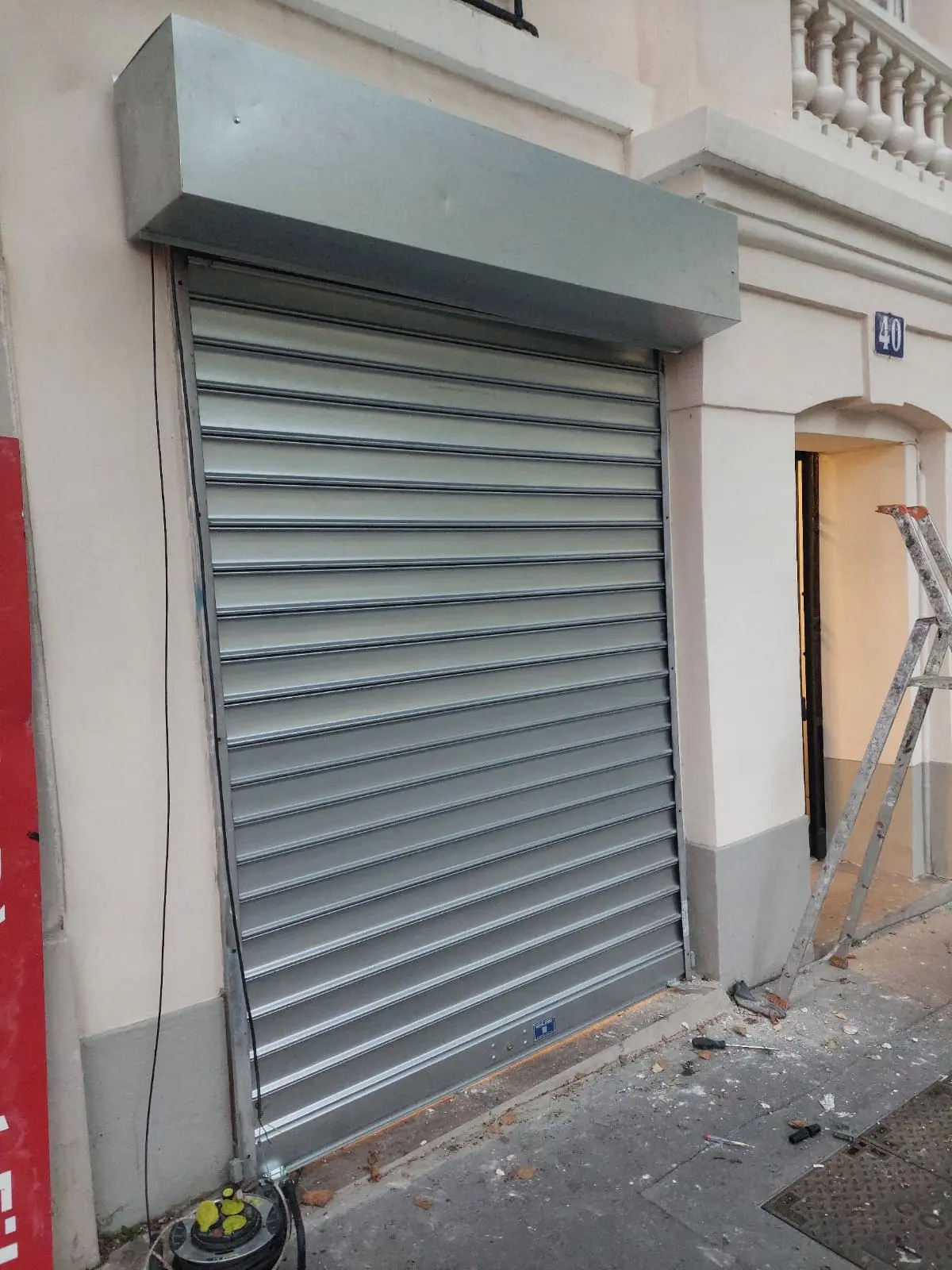 Installation rideau métallique Villejuif