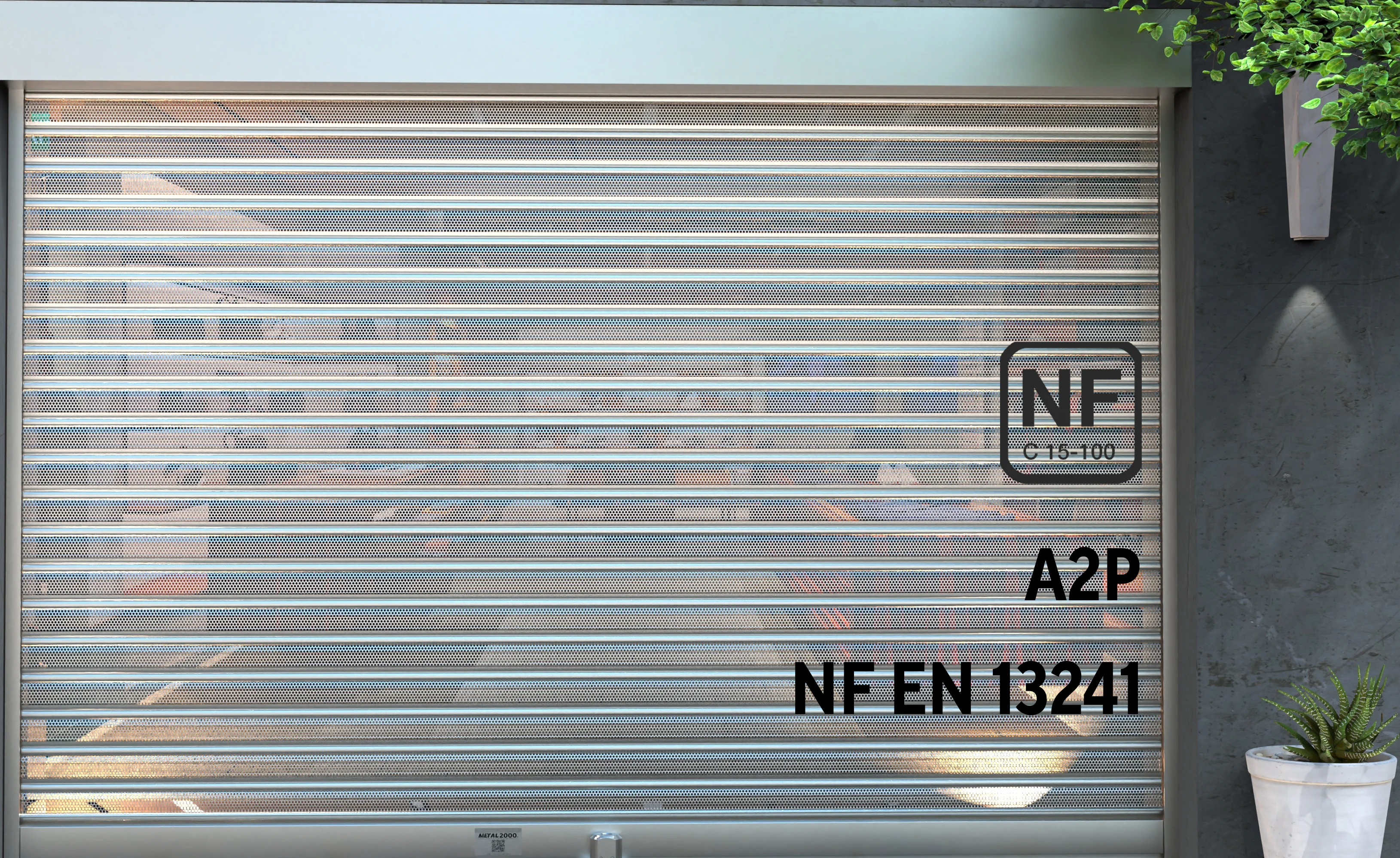 Le rideau métallique et les assurances