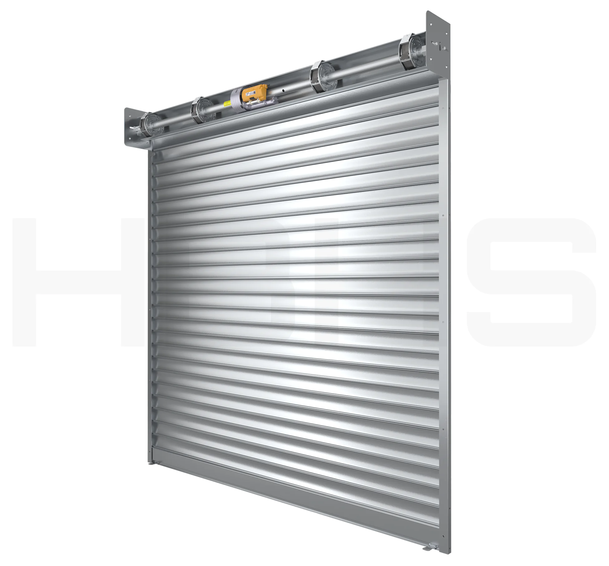 Rideau métallique à lames pleines