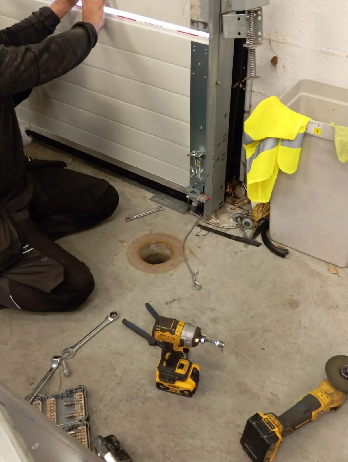 Installation des nouvelles sections