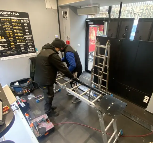 changement axe et tablier a paris 7