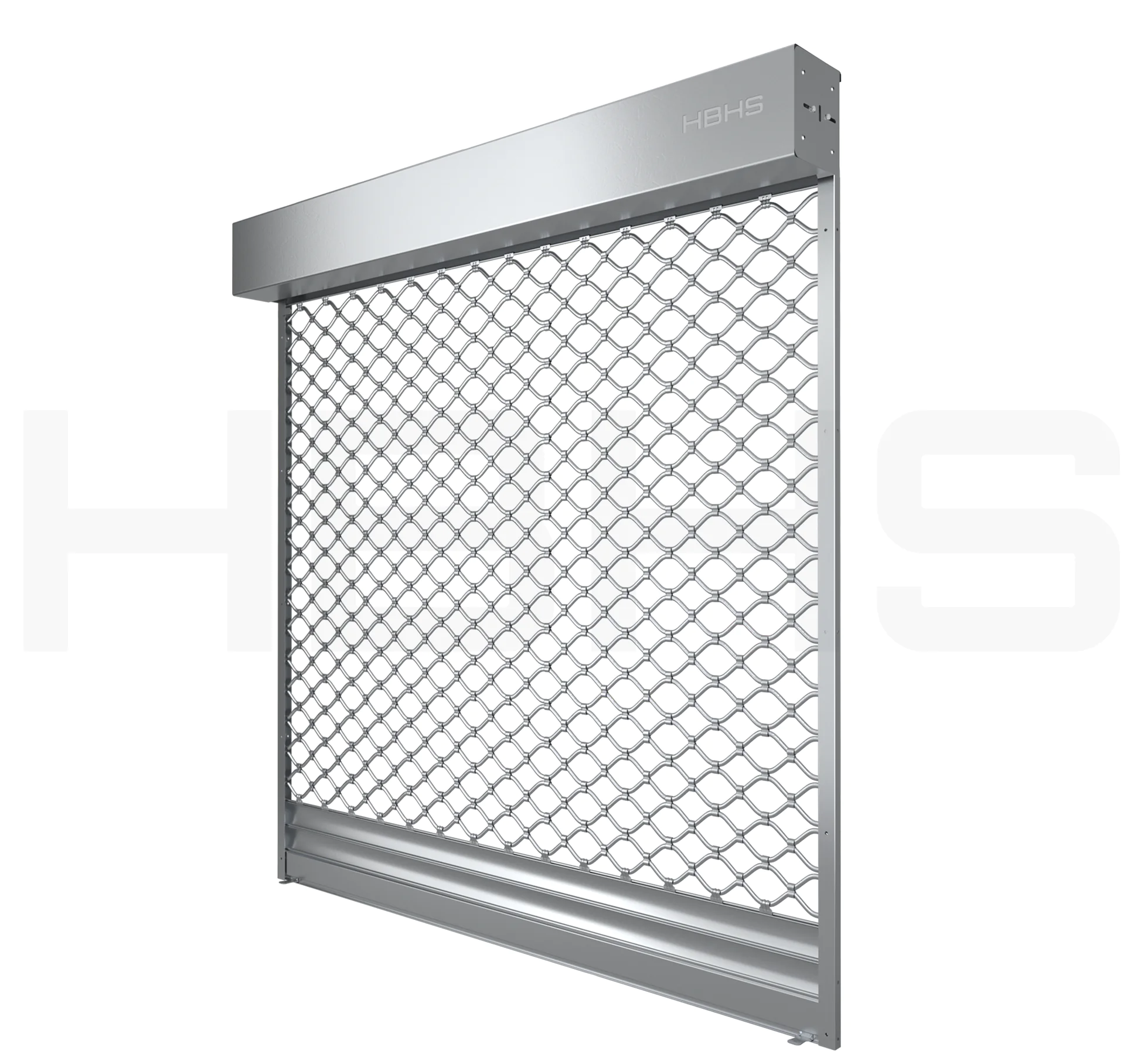 Grille métallique à tubes ondulés
