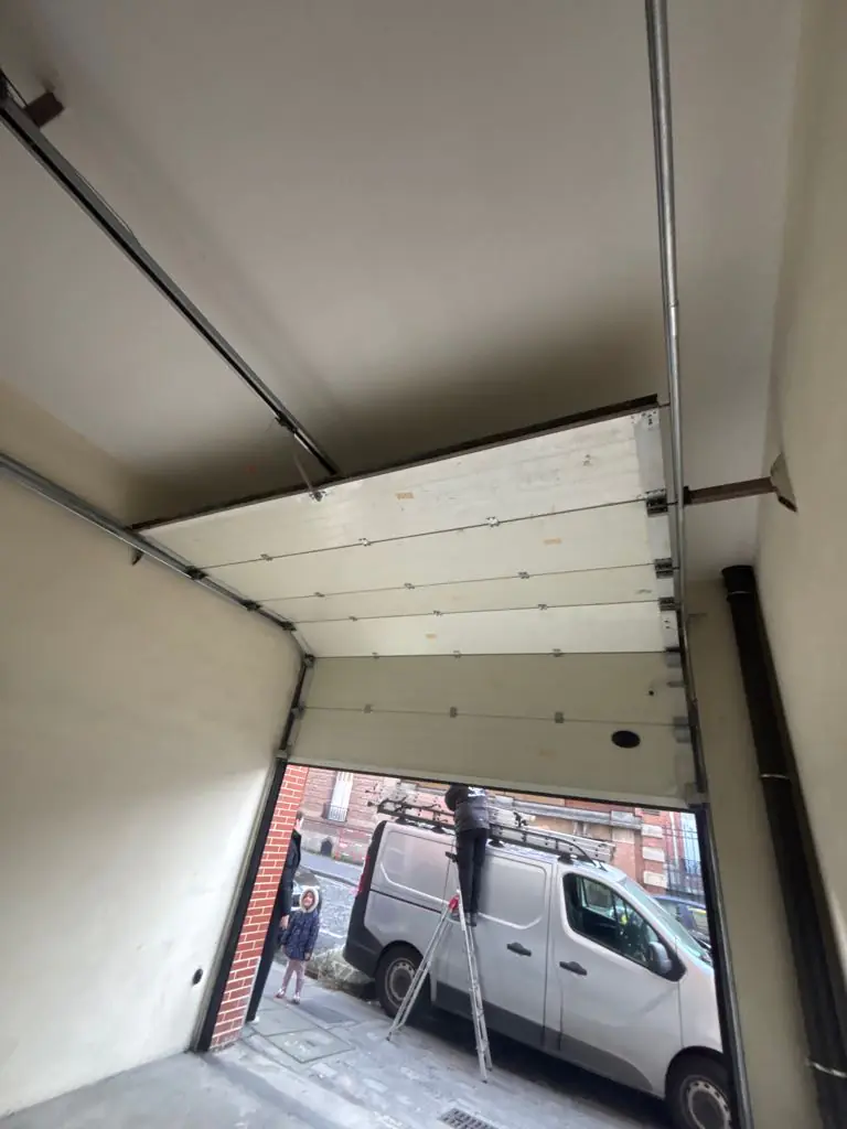 porte garage bloquée